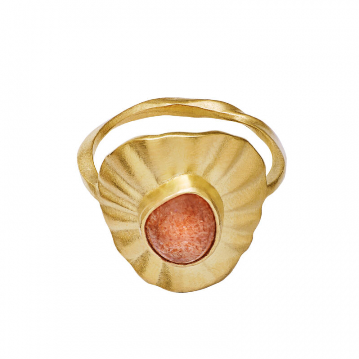 Lotus Ring Gold  in the group Rings / Gold Rings at SCANDINAVIAN JEWELRY DESIGN (4799a)