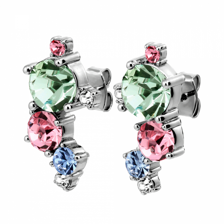 CURRA SS PASTEL Earrings Silver in the group Earrings / Silver Earrings at SCANDINAVIAN JEWELRY DESIGN (480081)