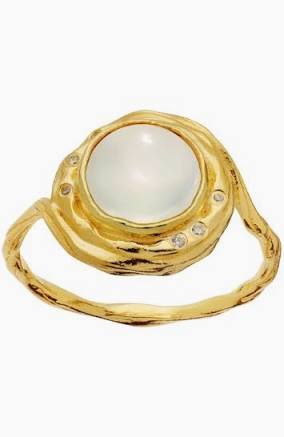 Zahra Ring Gold in the group Rings / Gold Rings at SCANDINAVIAN JEWELRY DESIGN (4867A)