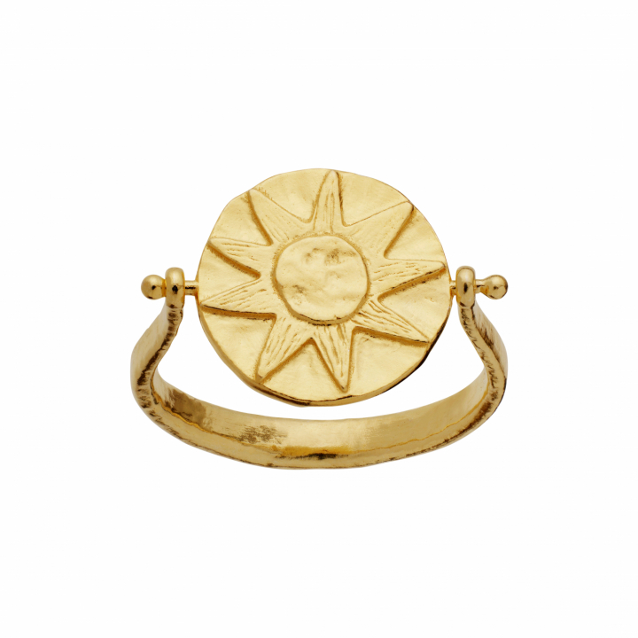 Sunna Ring Gold in the group Rings / Gold Rings at SCANDINAVIAN JEWELRY DESIGN (4870A)