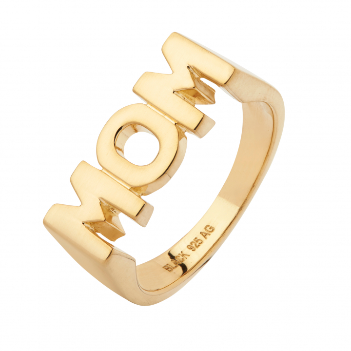 Mom Ring Goldplated Silver in the group Rings / Gold Rings at SCANDINAVIAN JEWELRY DESIGN (500364)