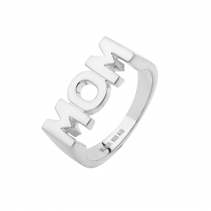 Mom Ring Silver in the group Rings / Silver Rings at SCANDINAVIAN JEWELRY DESIGN (500365)