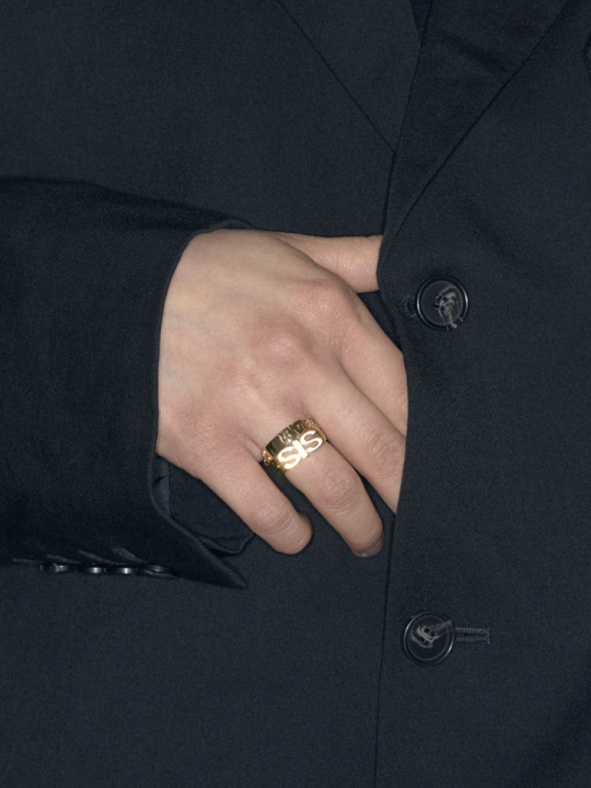 Sis Ring Goldplated Silver  in the group Rings / Gold Rings at SCANDINAVIAN JEWELRY DESIGN (500407YG)