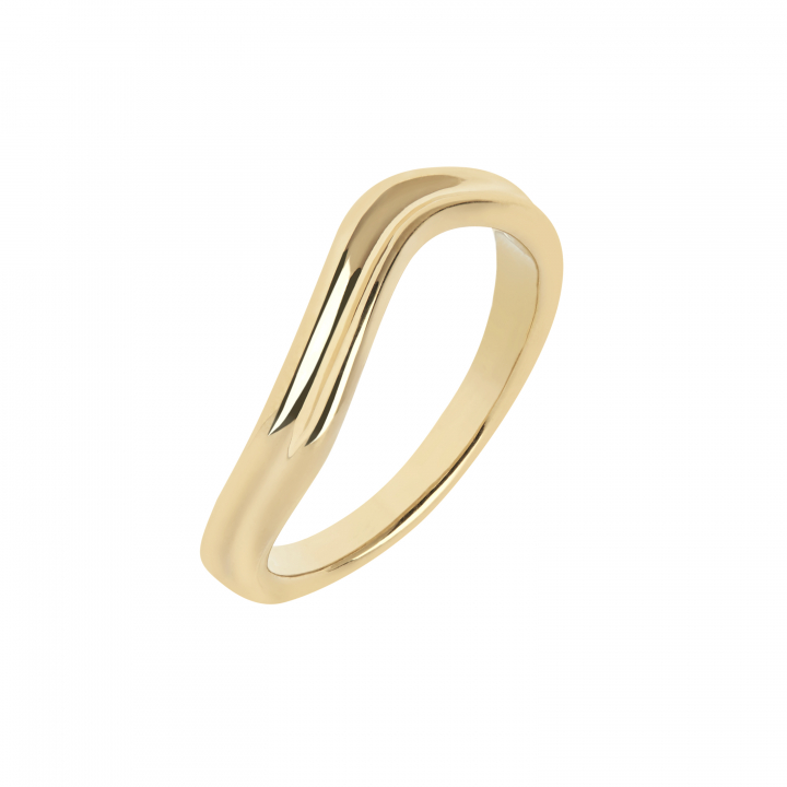 Soma Ring Goldplated Silver in the group Rings / Gold Rings at SCANDINAVIAN JEWELRY DESIGN (500416YG)
