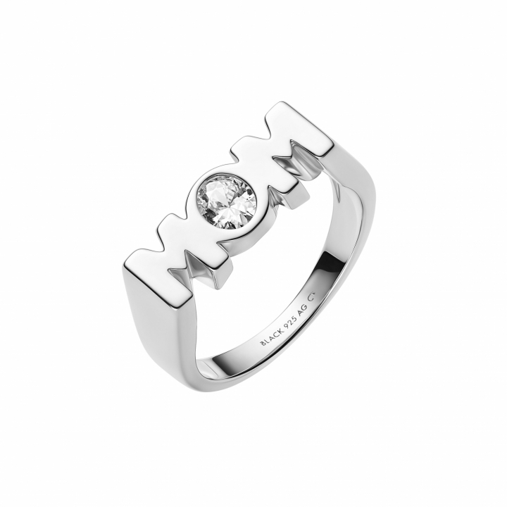 Mom Royal Ring Silver in the group Rings / Silver Rings at SCANDINAVIAN JEWELRY DESIGN (500494AG-)