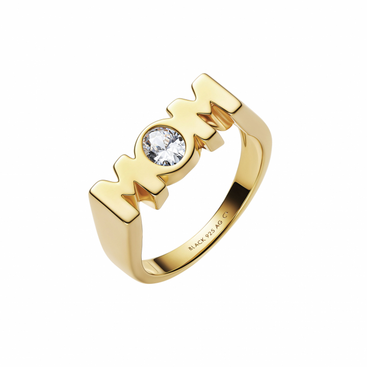 Mom Royal Ring Gold in the group Rings / Gold Rings at SCANDINAVIAN JEWELRY DESIGN (500494YG)