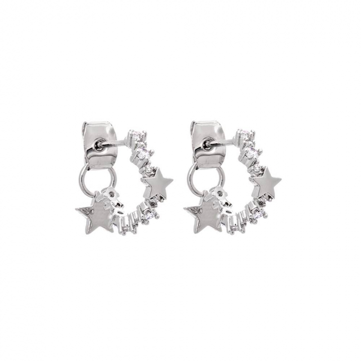 Petite Capella Earrings - Crystal (Silver) in the group Earrings / Silver Earrings at SCANDINAVIAN JEWELRY DESIGN (62602)