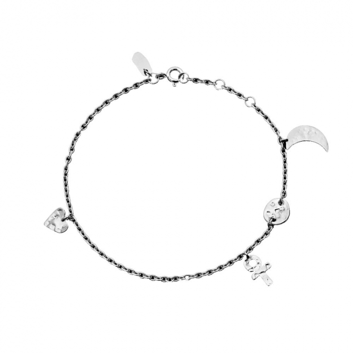 Tullia Bracelets Silver in the group Bracelets / Silver Bracelets at SCANDINAVIAN JEWELRY DESIGN (8612C)