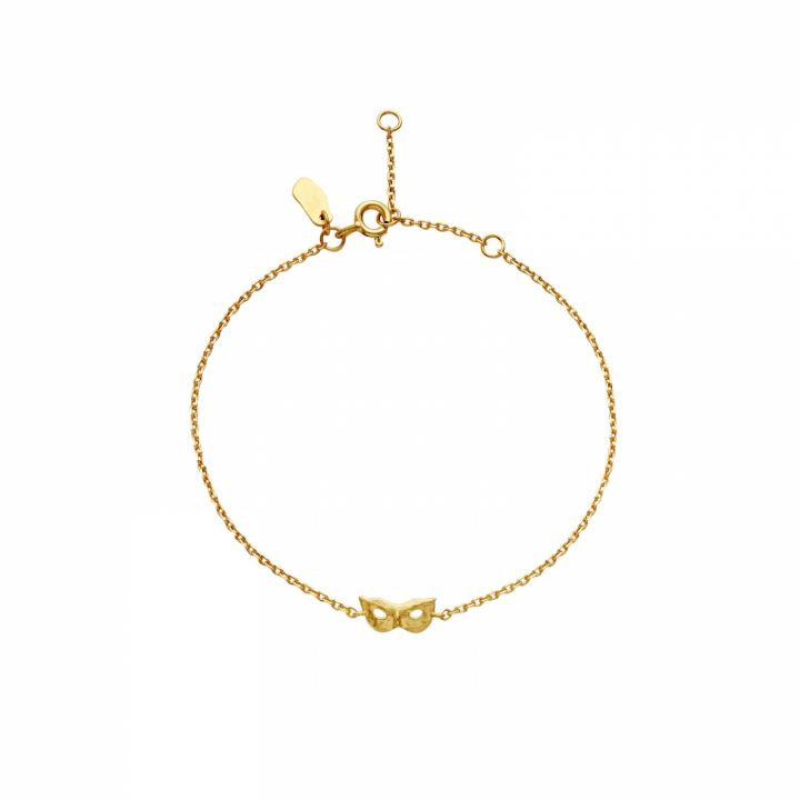 Paris Bracelet Gold in the group Bracelets / Gold Bracelets at SCANDINAVIAN JEWELRY DESIGN (8692A)