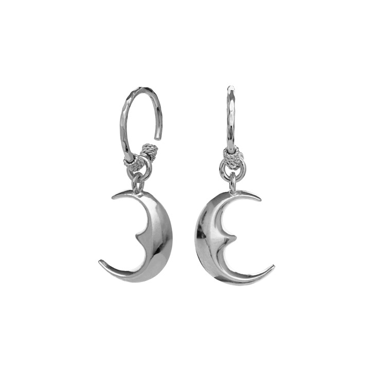 Moonie Earring (Gold) in the group Earrings / Silver Earrings at SCANDINAVIAN JEWELRY DESIGN (9589c)