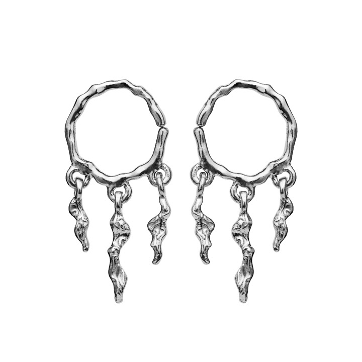 Mira Earring (silver) in the group Earrings / Silver Earrings at SCANDINAVIAN JEWELRY DESIGN (9666c)