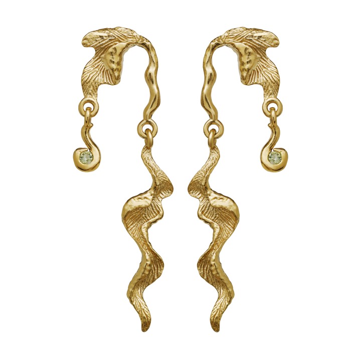 Lida Earring (Gold) in the group Earrings / Gold Earrings at SCANDINAVIAN JEWELRY DESIGN (9692a)