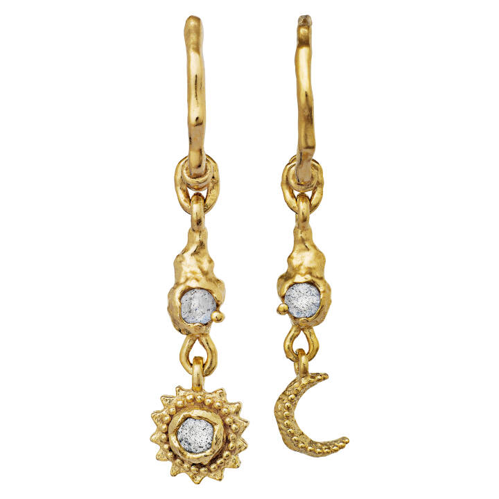 Ember Earring (Gold) in the group Earrings / Gold Earrings at SCANDINAVIAN JEWELRY DESIGN (9731a)