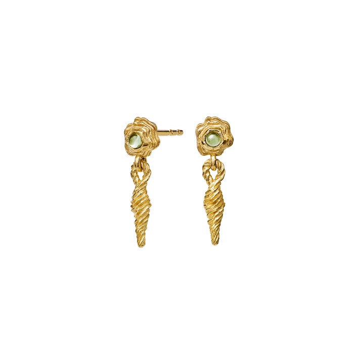 Siri Earring Gold in the group Earrings / Gold Earrings at SCANDINAVIAN JEWELRY DESIGN (9752a)
