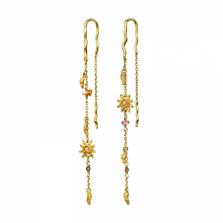 Breen Earring Gold in the group Earrings / Gold Earrings at SCANDINAVIAN JEWELRY DESIGN (9760a)
