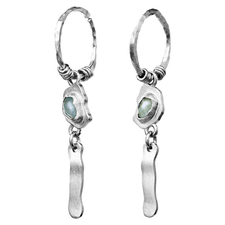 Birna Earring Silver in the group Earrings / Silver Earrings at SCANDINAVIAN JEWELRY DESIGN (9772c)
