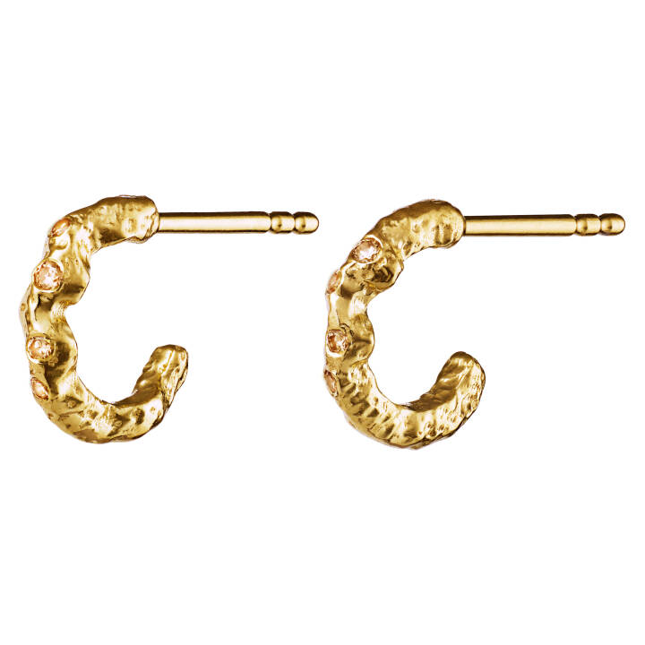 Janine petite Earring Gold in the group Earrings / Gold Earrings at SCANDINAVIAN JEWELRY DESIGN (9789a)