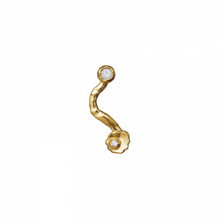 Lynx Earring Gold in the group Earrings / Gold Earrings at SCANDINAVIAN JEWELRY DESIGN (9796a)