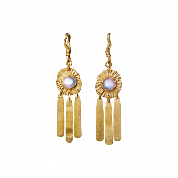 Malin Earring Gold in the group Earrings / Gold Earrings at SCANDINAVIAN JEWELRY DESIGN (9800a)