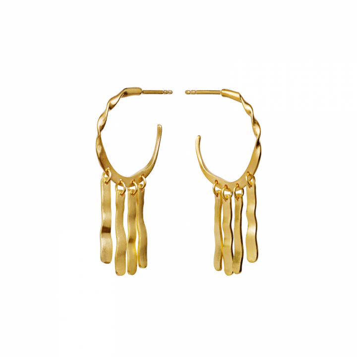 Petra Earring Gold in the group Earrings / Gold Earrings at SCANDINAVIAN JEWELRY DESIGN (9801a)