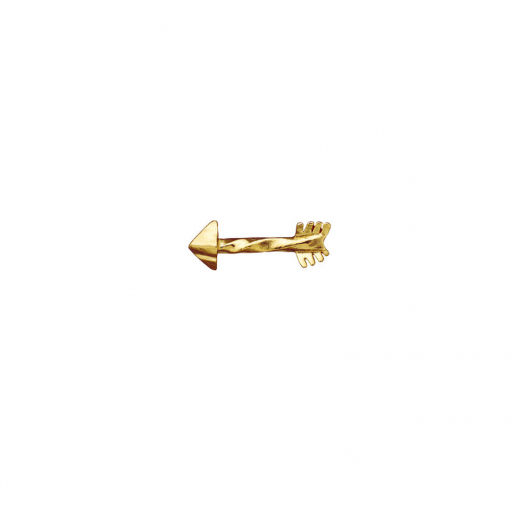 Sagitta Single Earstick Gold in the group Earrings / Gold Earrings at SCANDINAVIAN JEWELRY DESIGN (9837A)