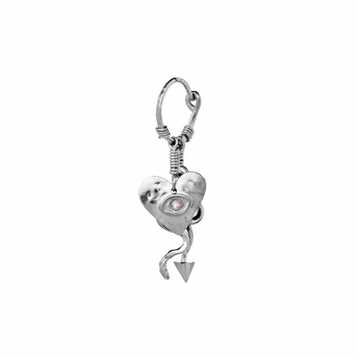 Harmonia Single Earring Silver in the group Earrings / Silver Earrings at SCANDINAVIAN JEWELRY DESIGN (9842C)