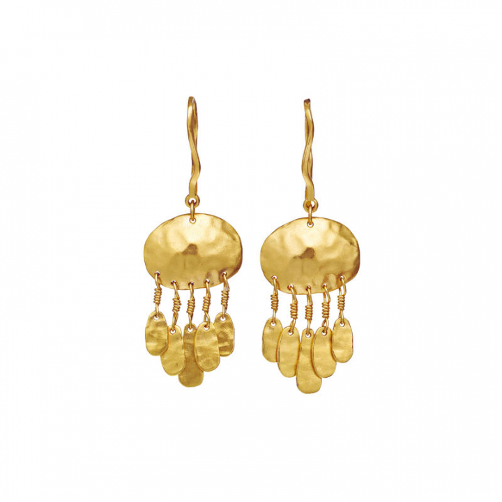 Ursa Earring  Gold in the group Earrings / Gold Earrings at SCANDINAVIAN JEWELRY DESIGN (9846A)