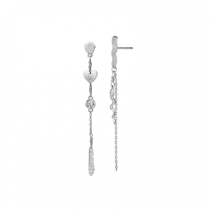 Delfine Earring Silver in the group Earrings / Silver Earrings at SCANDINAVIAN JEWELRY DESIGN (9847C)