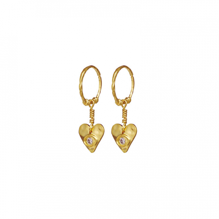 Hestia Earring Gold in the group Earrings / Gold Earrings at SCANDINAVIAN JEWELRY DESIGN (9848A)