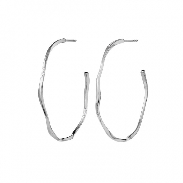Echo Grande Earring Silver in the group Earrings / Silver Earrings at SCANDINAVIAN JEWELRY DESIGN (9863C)