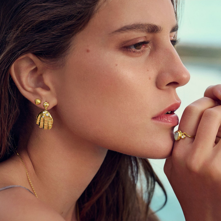  in the group Earrings / Gold Earrings at SCANDINAVIAN JEWELRY DESIGN (9902A)