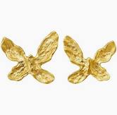 LAVENDER Earrings Gold in the group Earrings / Gold Earrings at SCANDINAVIAN JEWELRY DESIGN (9912A)