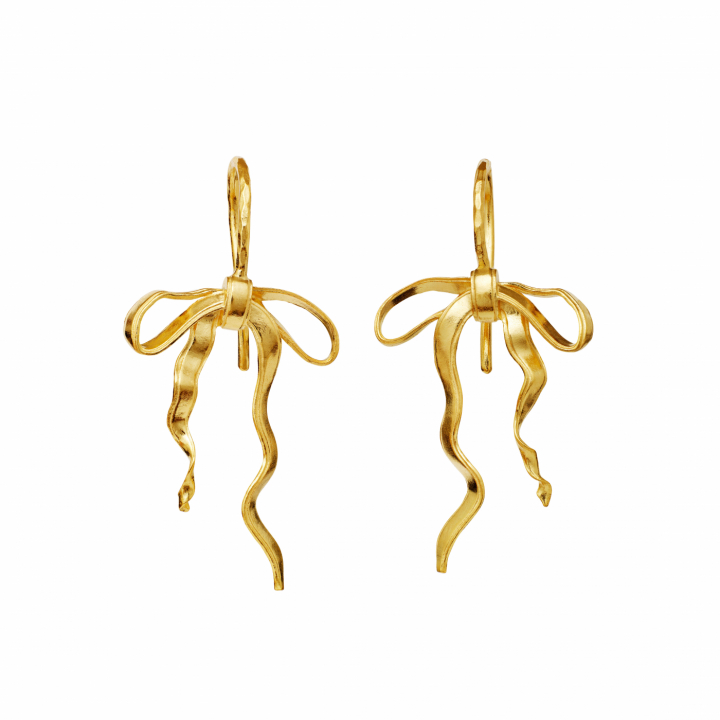 Sanja earrings gold in the group Earrings / Gold Earrings at SCANDINAVIAN JEWELRY DESIGN (9931A)