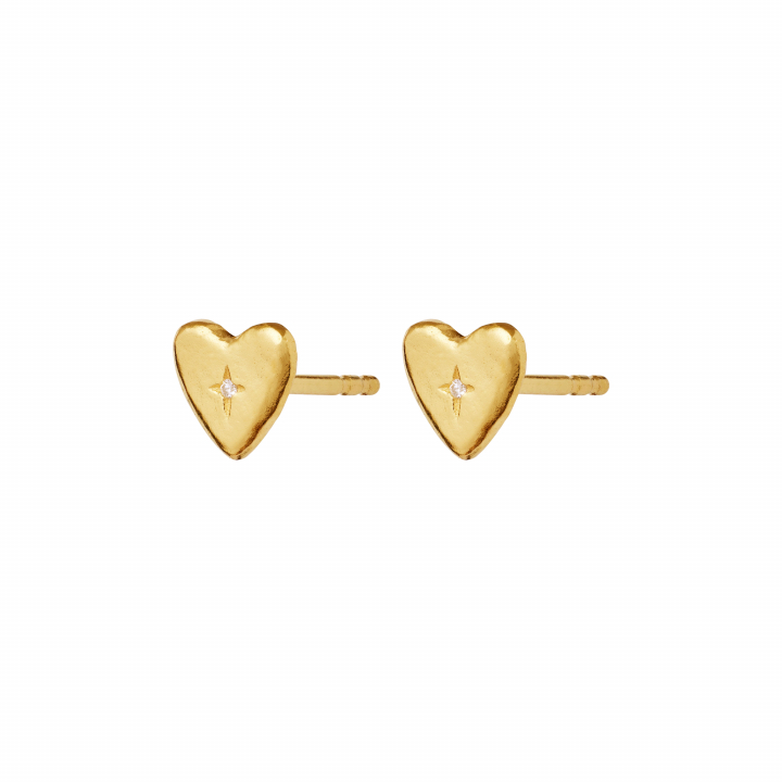 Tutu Earrings Gold in the group Earrings / Gold Earrings at SCANDINAVIAN JEWELRY DESIGN (9943A)