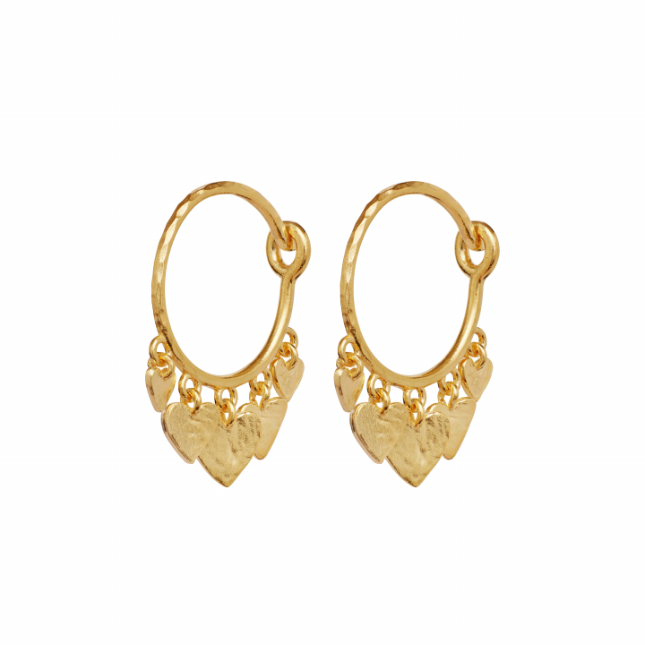 Zusa Earrings Gold in the group Earrings / Gold Earrings at SCANDINAVIAN JEWELRY DESIGN (9965A)