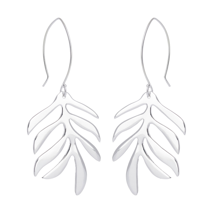 Autumn Leaf in the group Earrings / Silver Earrings at SCANDINAVIAN JEWELRY DESIGN (ALF-E1L000-S)