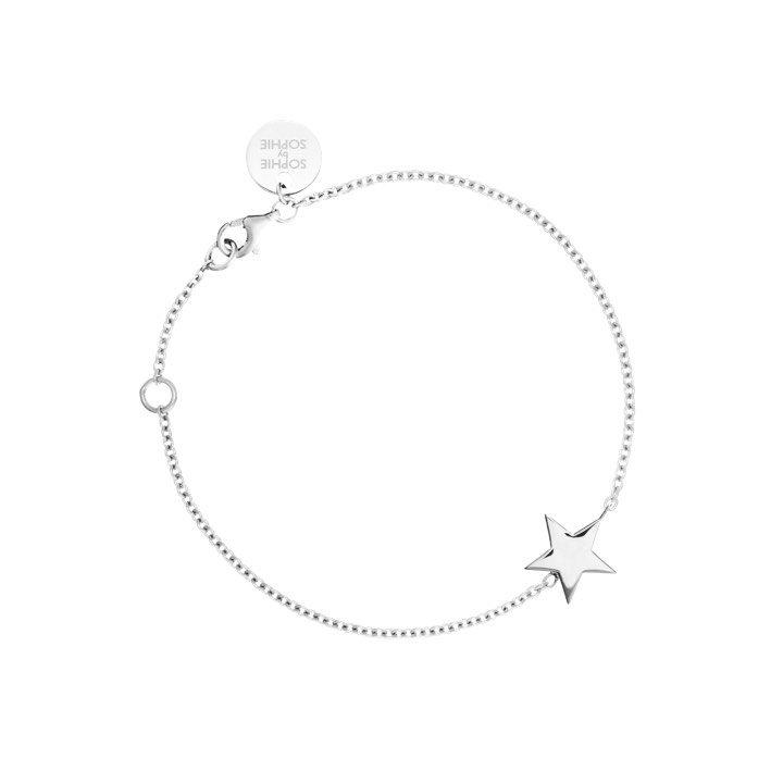 Star Bracelets (silver) in the group Bracelets / Silver Bracelets at SCANDINAVIAN JEWELRY DESIGN (B1223RHS0-OS)