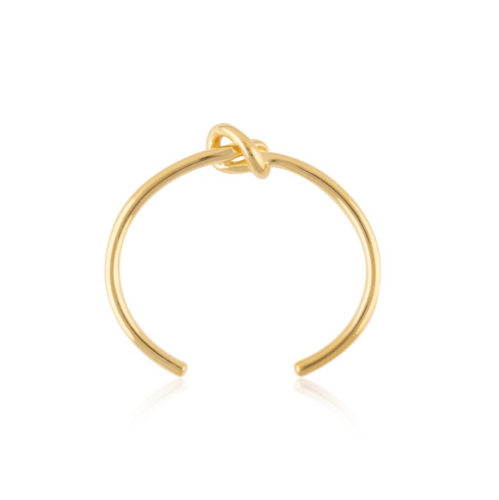 Knot Cuff Bracelets (Gold) in the group Bracelets / Bangles at SCANDINAVIAN JEWELRY DESIGN (B1311GPS0-OS)