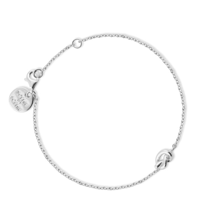 Knot Bracelets (silver) in the group Bracelets / Silver Bracelets at SCANDINAVIAN JEWELRY DESIGN (B1506RHS0-OS)