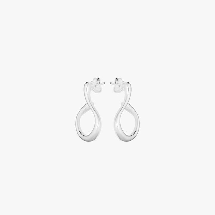 Breeze small Earring Silver in the group Earrings / Silver Earrings at SCANDINAVIAN JEWELRY DESIGN (BEE-E2S000-S)