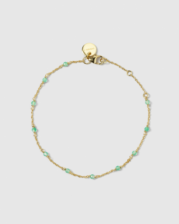 Santa Monica Bracelet Gold in the group Bracelets / Gold Bracelets at SCANDINAVIAN JEWELRY DESIGN (BG1253GO)
