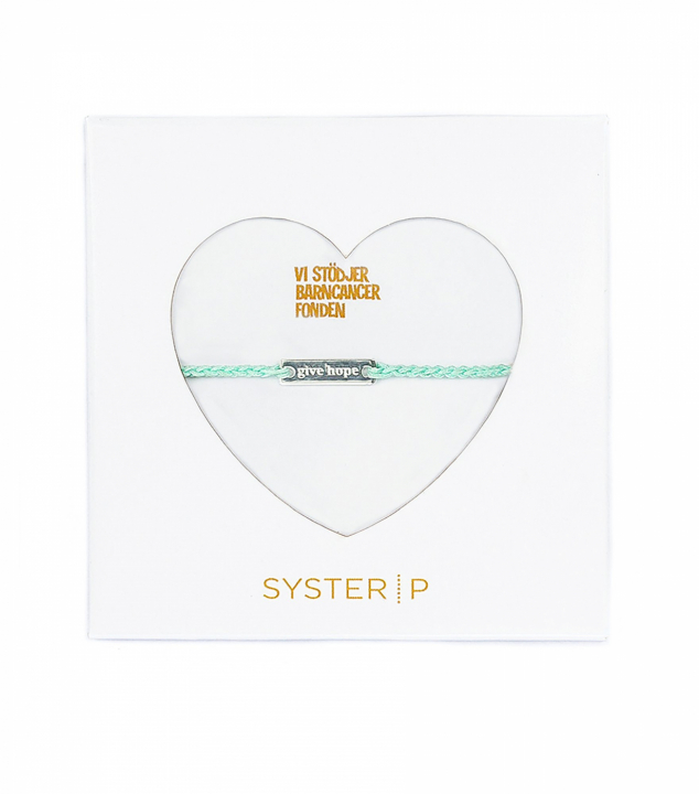 Give Hope mint in the group Bracelets / Silver Bracelets at SCANDINAVIAN JEWELRY DESIGN (BS1250MI)