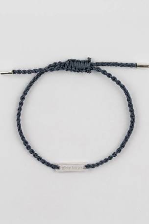 Give Hope svart in the group Bracelets / Silver Bracelets at SCANDINAVIAN JEWELRY DESIGN (BS1250ONA)