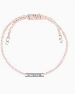 Give Hope rosa in the group Bracelets / Silver Bracelets at SCANDINAVIAN JEWELRY DESIGN (BS1250PI)