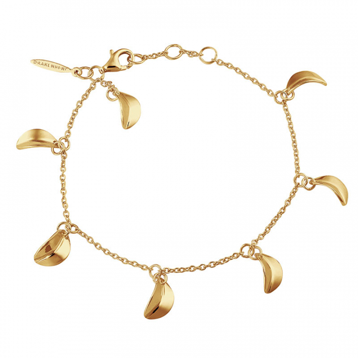 Botanica drop full bracelet gold in the group Bracelets / Gold Bracelets at SCANDINAVIAN JEWELRY DESIGN (BTA-B2S181-G)