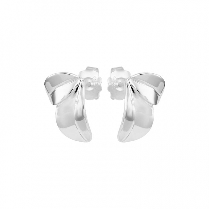 Botanica double studs in the group Earrings / Silver Earrings at SCANDINAVIAN JEWELRY DESIGN (BTA-E1M200-S)
