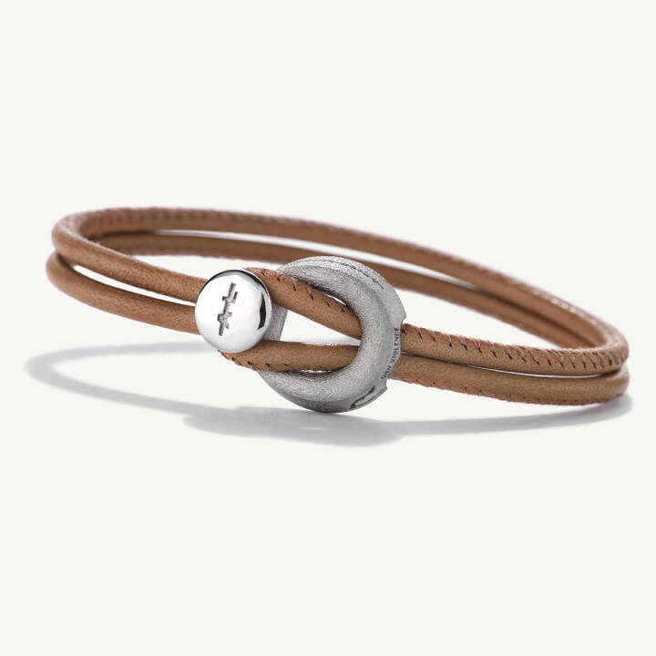 Changes Petite Leather Cognac in the group Men's jewelry at SCANDINAVIAN JEWELRY DESIGN (CHAP-LEA316HU-COLE)