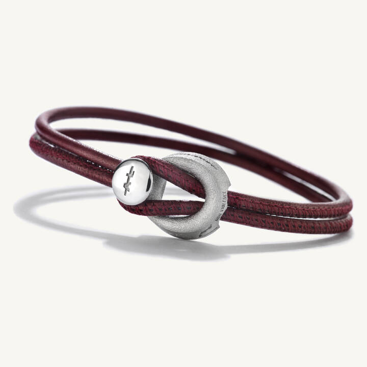 Changes Petite Leather Rosewood in the group Bracelets at SCANDINAVIAN JEWELRY DESIGN (CHAP-LEA316HU-REDLEATHER)