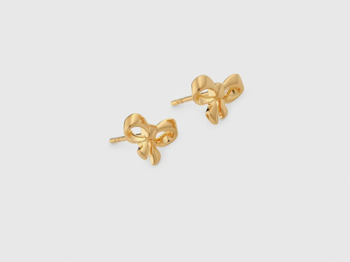 Rosie Mini Studs Gold in the group Earrings / Gold Earrings at SCANDINAVIAN JEWELRY DESIGN (EG1267)