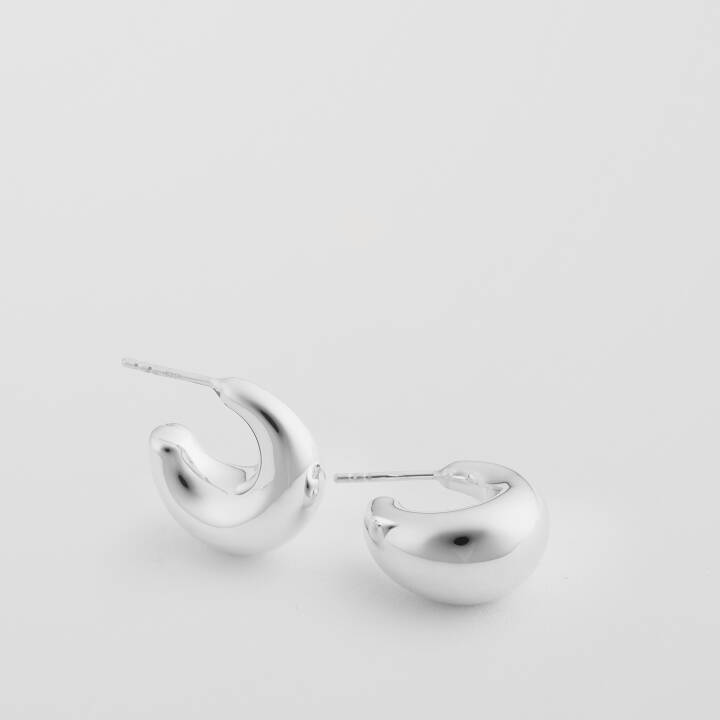 Bolded Little Sis Earring Silver in the group Earrings / Silver Earrings at SCANDINAVIAN JEWELRY DESIGN (ES1236)